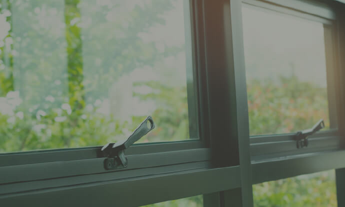 image of the popular aluminium top hung casement window